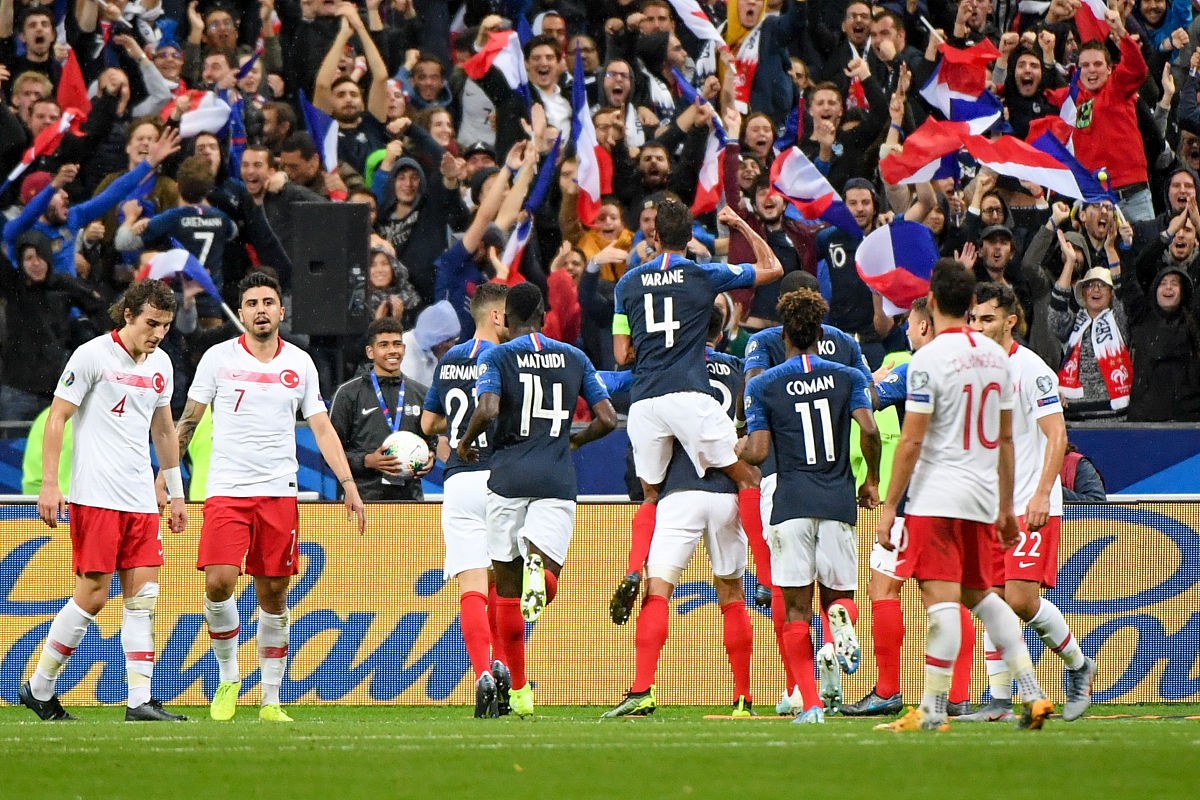 法国队在最近一场比赛中展现出色的表现